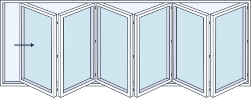 Aluminium Bifold Door