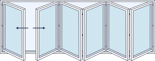 Aluminium Bifold Door