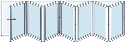 Aluminium Bifold Door