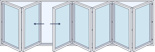 Aluminium Bifold Door