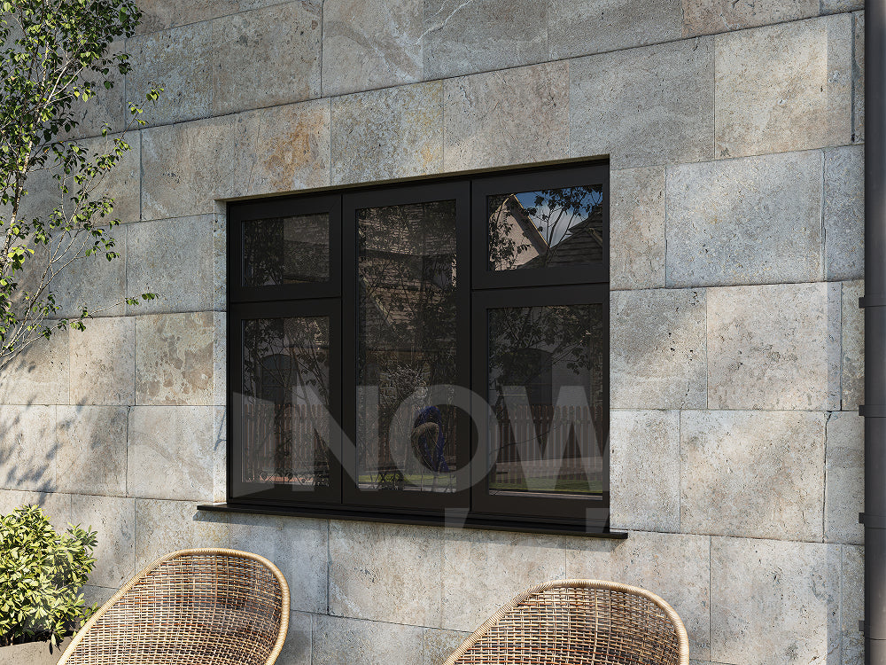 Style 14 Black Casement Windows