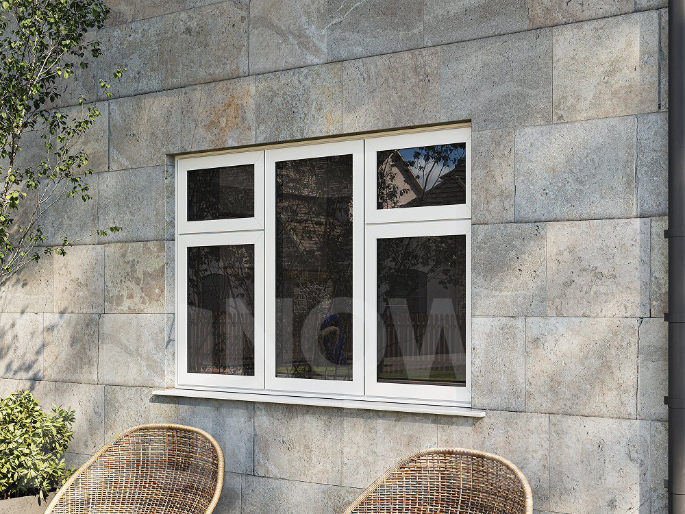 Style 14 White Casement Windows