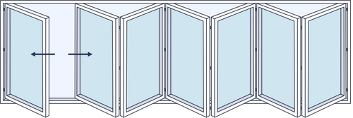 Aluminium Bifold Door