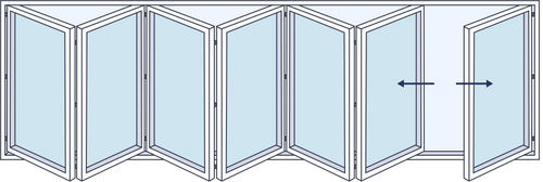 Aluminium Bifold Door