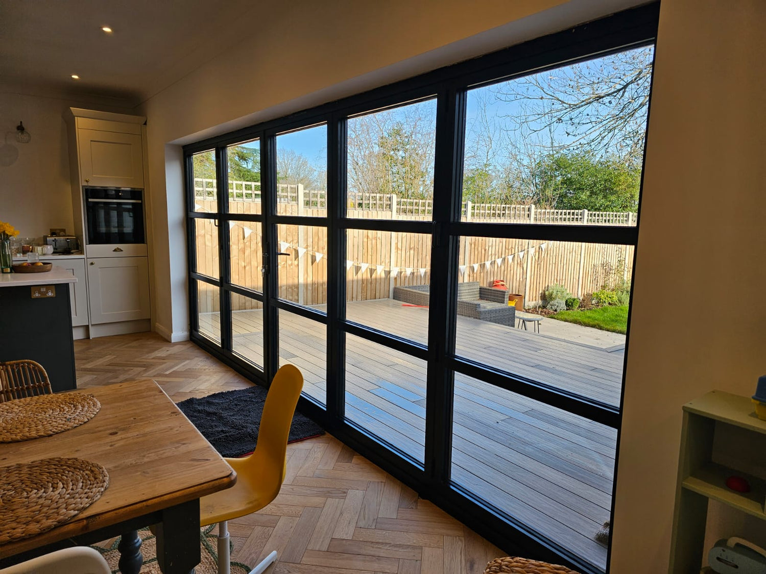Indoor/outdoor bifold doors case study photo