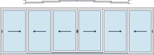 6 Panels (All Sliding)