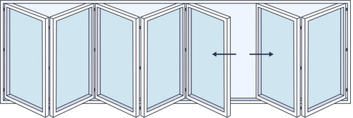 Aluminium Bifold Door