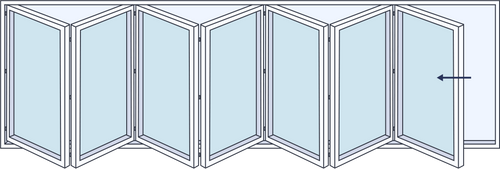 Aluminium Bifold Door