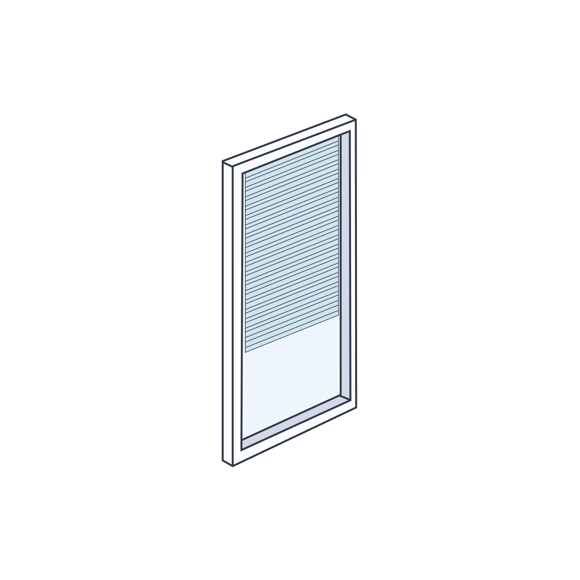 Sliding Doors: Blinds