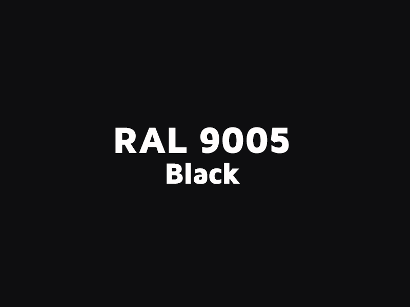 RAL 9005, Black